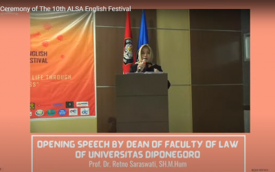 Opening Ceremony of The 10th ALSA English Festival