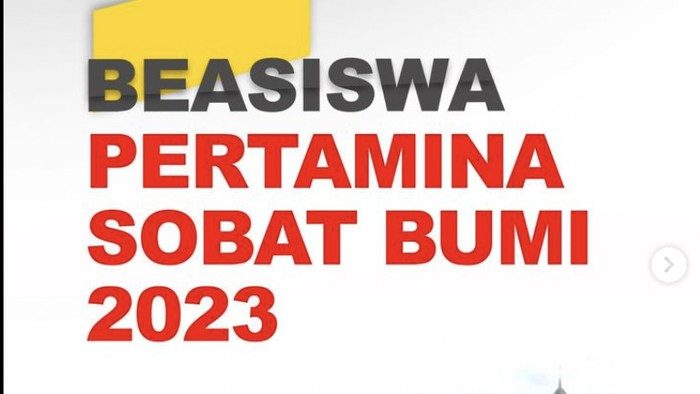 Beasiswa pertamina sobat bumi 2023