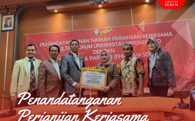 Penandatanganan Kerjasama FH Undip dan FHP Law School