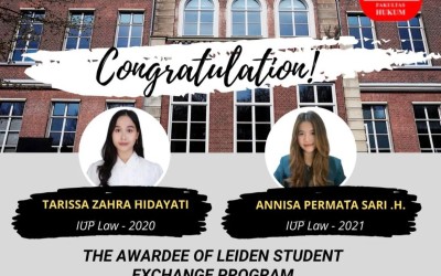 Dua Mahasiswi IUP FH Undip Student Exhange di Leiden University