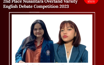 2nd Place Nusantara Overland Varsity English Debate Competition 2023