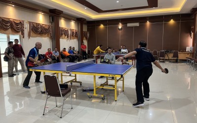 Lomba Tenis Meja Untuk Menyemarakkan Dies Natalis ke-67 FH Undip