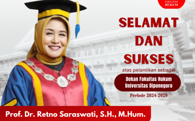 Pelantikan Dekan Fakultas Hukum Undip Periode 2024-2029