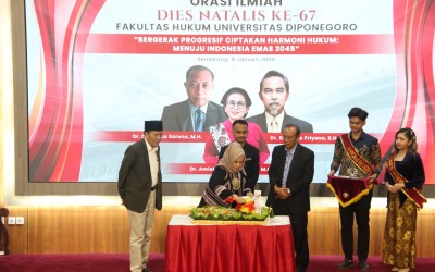 Orasi Ilmiah dalam Rangka Dies Natalis ke-67 FH Undip