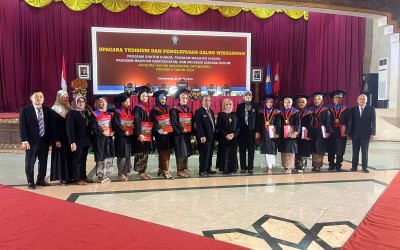 Upacara Yudisium dan Penglepasan Calon Wisudawan Fakultas Hukum Universitas Diponegoro