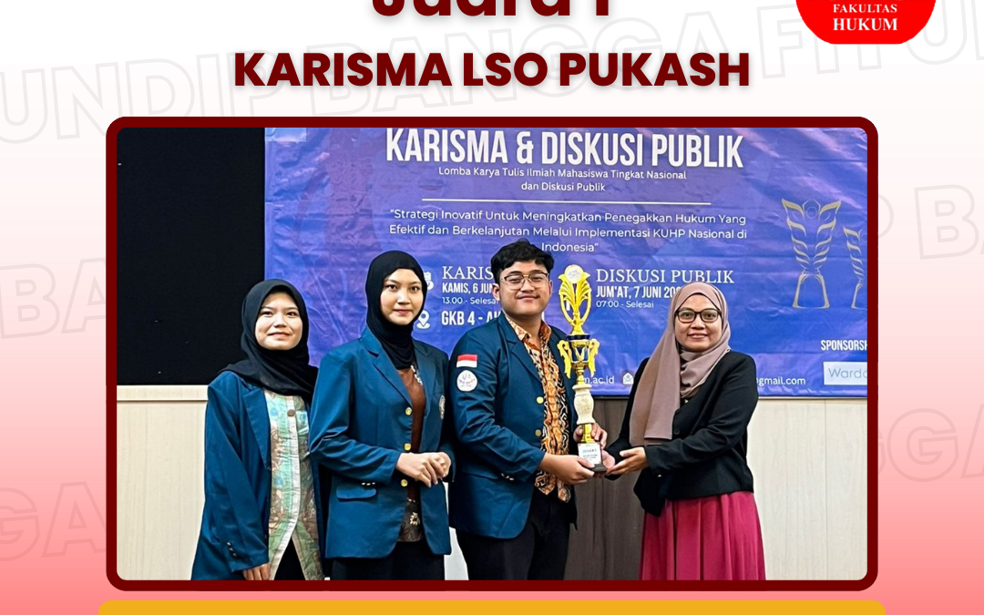 Juara I Karisma LSO PUKASH 2024