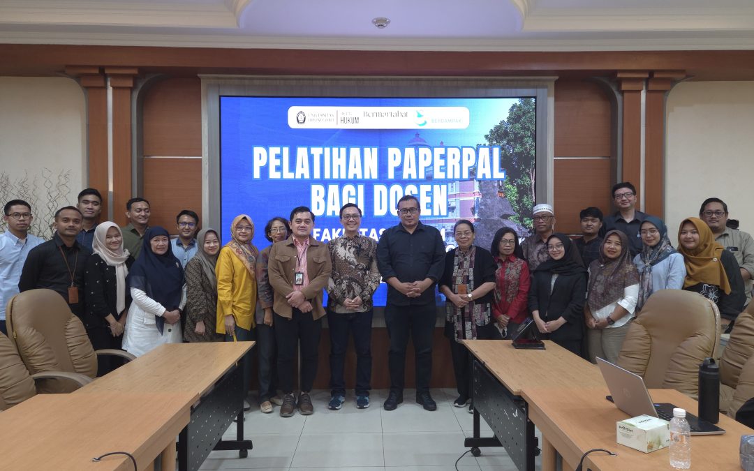 FH Undip Selenggarakan Pelatihan Paperpal bagi Dosen, Dukung Peningkatan Kualitas Publikasi Ilmiah