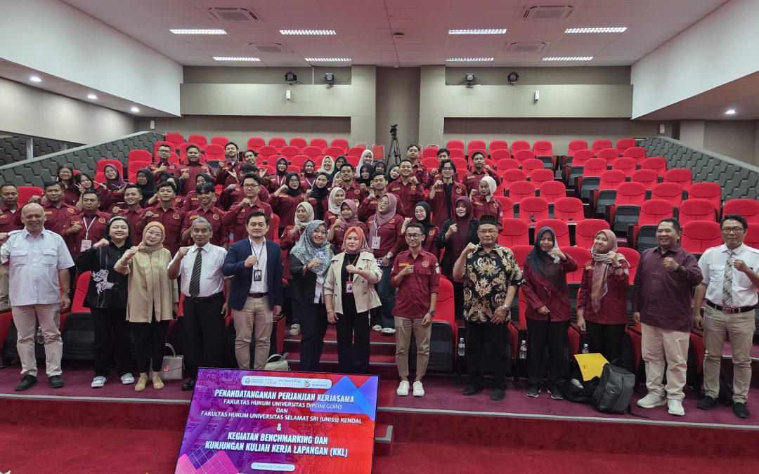 FH Undip dan FH UNISS Kendal Tandatangani Kerja Sama dan Laksanakan Benchmarking serta KKL
