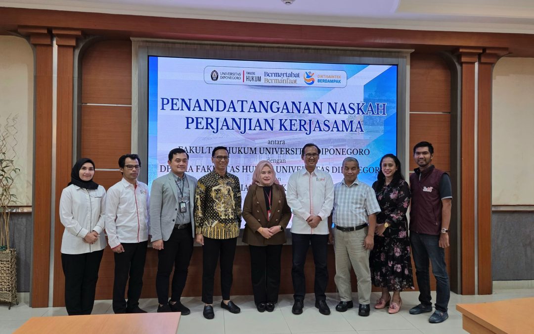 FH Undip Jalin Kerja Sama Strategis dengan IKAFH dan HukumOnline